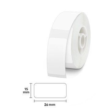 NIIMBOT Etykiety Naklejki Biały 15x26 mm 220 szt do D110/D110_M, D11/D11_H, D101, H1S