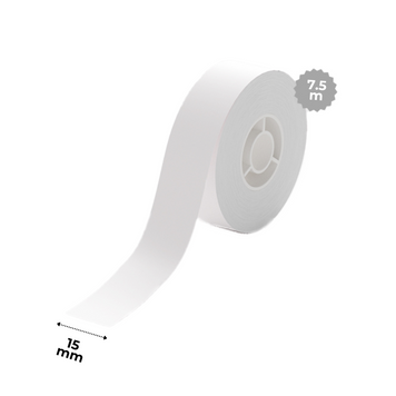 NIIMBOT Ciągły Etykiety Biały 15 mm х 7.5 metr&oacute;w do H1S