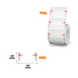NIIMBOT Etykiety Naklejki kwiatowa ramka 40x20 mm 320 szt do B1, B21/B21 Pro, B3S/B31, B4