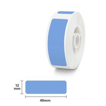 NIIMBOT Etykiety Naklejki Niebieskie 12х40 mm 160 szt do D110/D110_M, D11/D11_H, D101, H1S