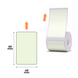 NIIMBOT Etykiety Naklejki Jasnozielony 40x60 mm 120 szt do B1, B21/B21 Pro, B3S/B31, B4
