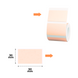 NIIMBOT Etykiety Naklejki Kraft paper 50х30 mm 230 szt do B1, B21/B21 Pro, B3S/B31, B4