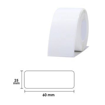 NIIMBOT Etykiety Naklejki Biały 25х60 mm 110 szt do D101