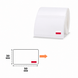 Etykiety Flaga Polski 50x30 mm 230 szt. do NIIMBOT B21/B21 Pro, B1, B3S, B31, B4