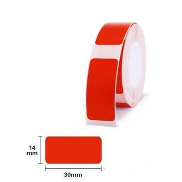 NIIMBOT Etykiety Naklejki Czerwony 14х30 mm 210 szt do D110/D110_M, D11/D11_H, D101, H1S
