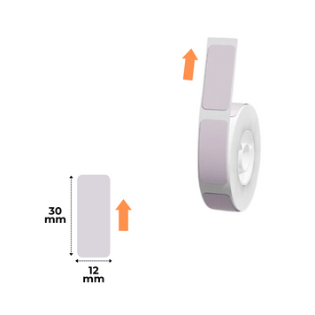 NIIMBOT Etykiety Naklejki Lawendowy 12х30 mm 210 szt do D110/D110_M, D11/D11_H, D101, H1S