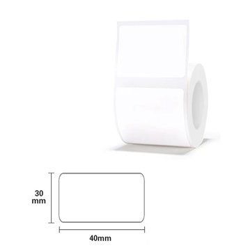 NIIMBOT Etykiety Naklejki Biały 40х30 mm 230 szt do B1, B21/B21 Pro, B3S/B31, B4