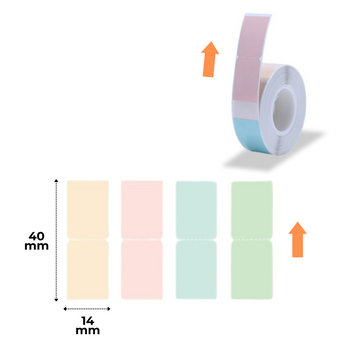 NIIMBOT Etykiety Naklejki Kolorowy Index Tabs A 14х40 mm 150 szt do B18, N1