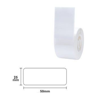 NIIMBOT Etykiety Naklejki Biały 25х50 mm 130 szt do D101