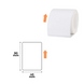 NIIMBOT Etykiety Naklejki Biały 45x90 mm 85 szt do B1, B21/B21 Pro, B3S/B31, B4