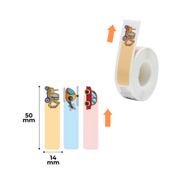 NIIMBOT Etykiety Naklejki z obrazem auto 14x50 mm do D110/D110_M, D11/D11_H, D101, H1S