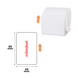 NIIMBOT Etykiety Naklejki Biały Czerwony Wydruk 40x60 mm 125 szt do B1, B21/B21 Pro, B3S/B31, B4